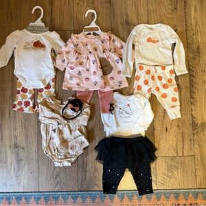 Fall (Halloween/Thanksgiving) Outfits (0-3M)